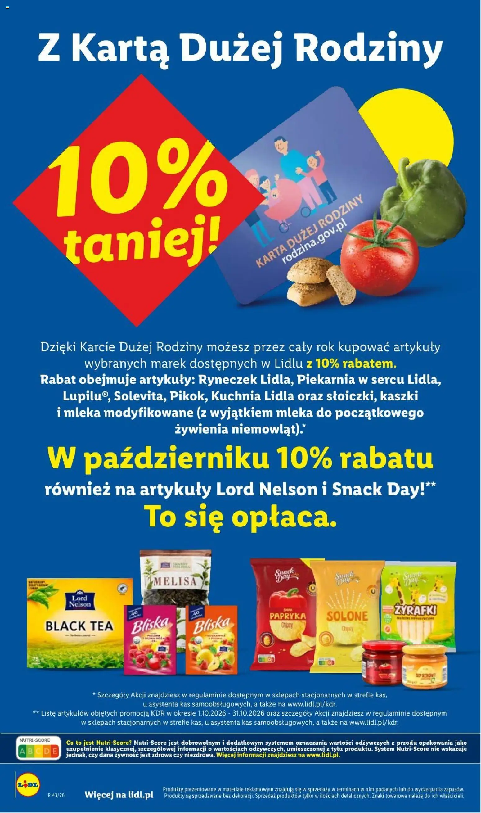 Lidl gazetka od 22.10.2026 | Strona: 84 | Produkty: Karta, Malina, Piekarnia, Herbata