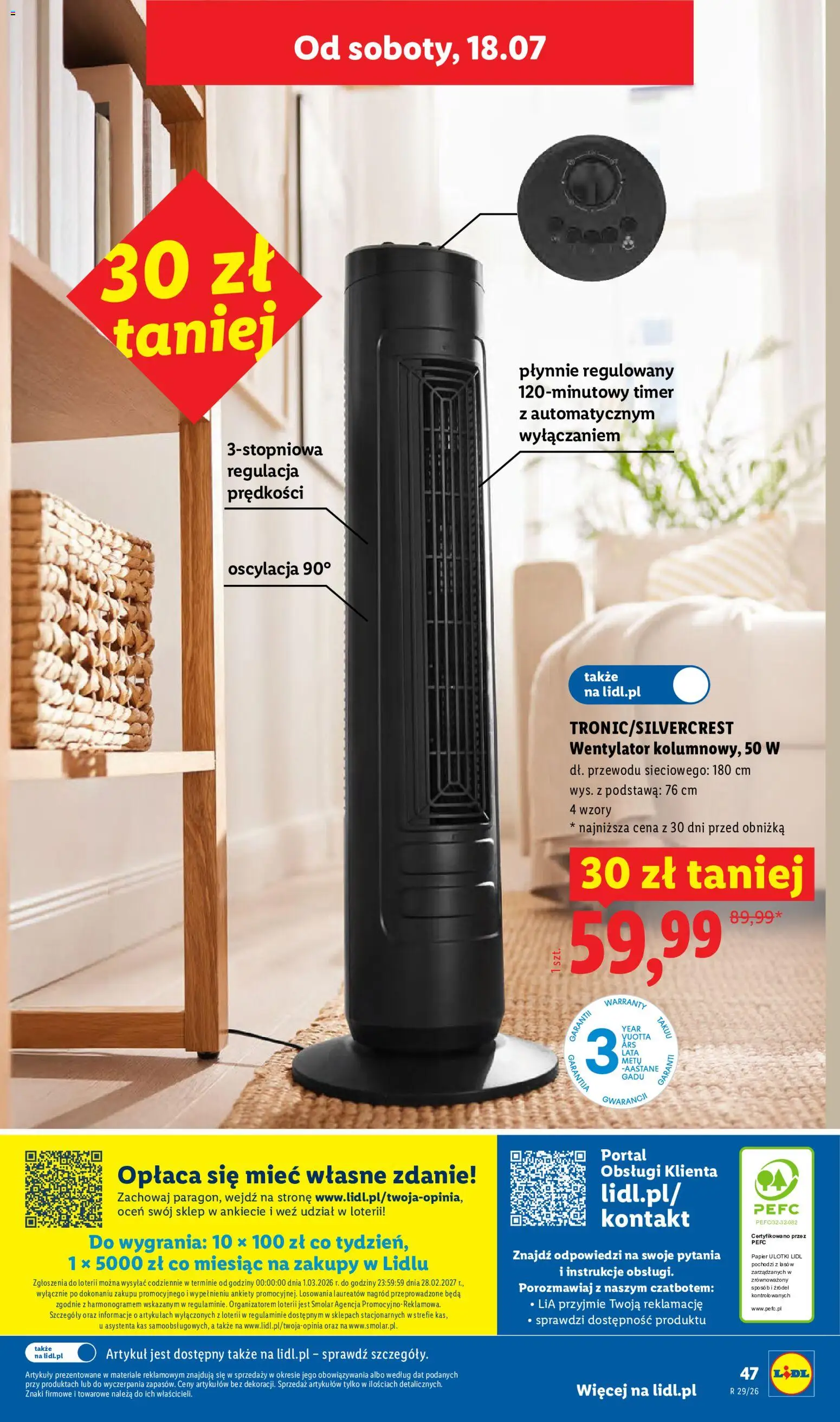Lidl Katalog od 13.07.2026 | Strona: 53 | Produkty: Wentylator