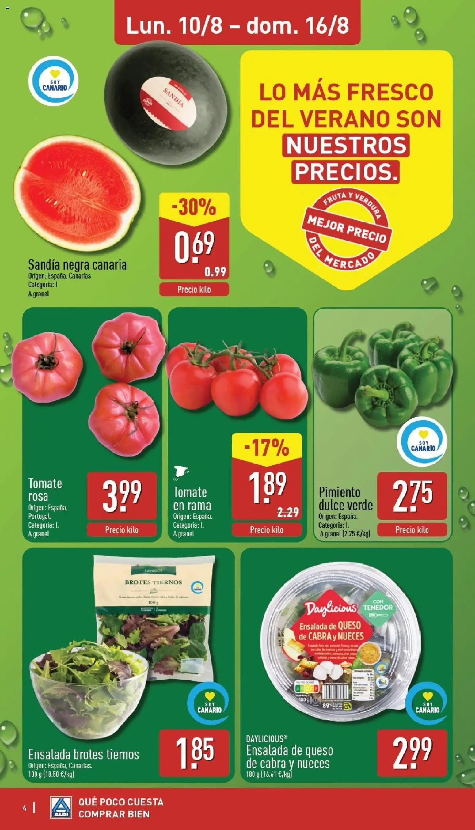 Aldi folleto Canarias │ válido desde el 10/08/2026 | Página: 4