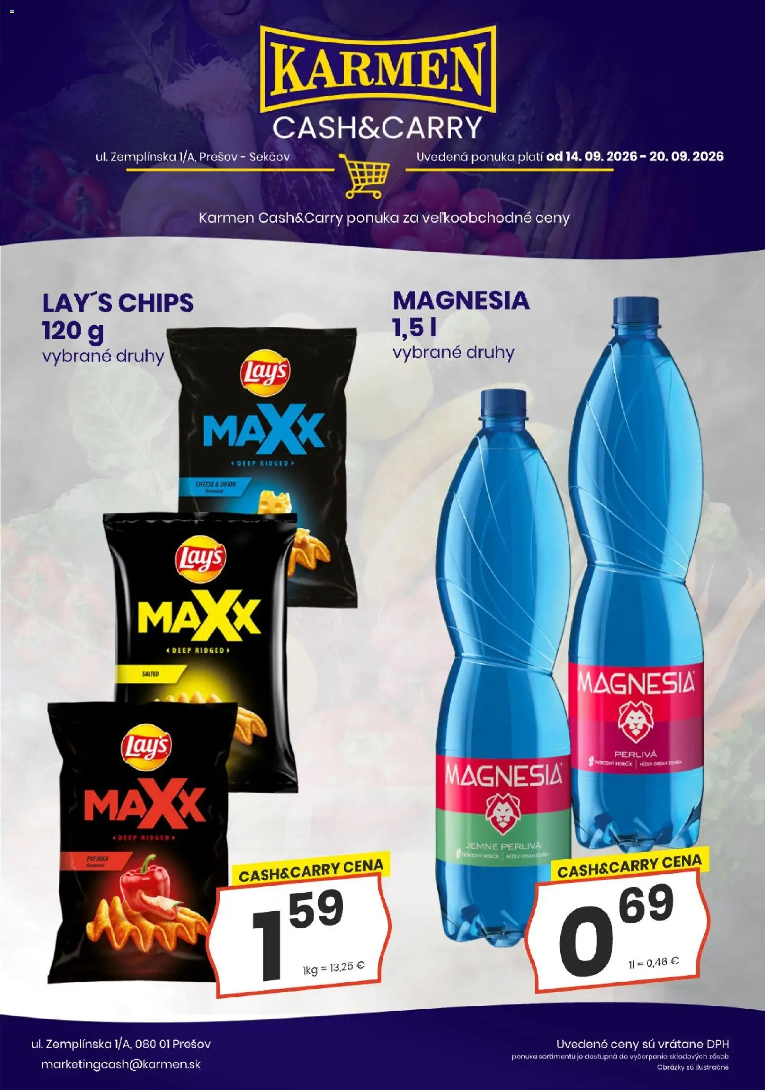 Nové KARMEN CBA akcie – leták je platný od 14.09.2026 | Strana: 3 | Produkty: Paprika, Magnesia