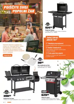 OBI katalog akcije – veljaven od 01.04.2026 | Stran: 6 | Izdelki: Plinski žar, Zar, Grill