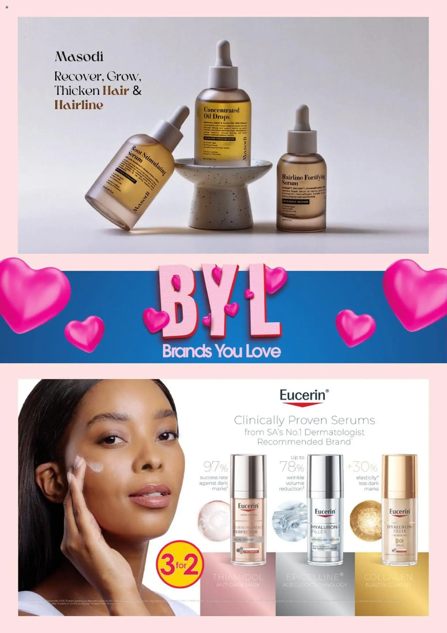 New Clicks catalogue – valid from 01/08/2026 | Page: 9 | Products: Serum, Oil, Clock