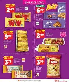Pogląd oferty "Topaz gazetka" - ważna od 18.06.2026 | Strona: 35 | Produkty: Milka, Ciastka zbożowe, Wafelki, Ciastka