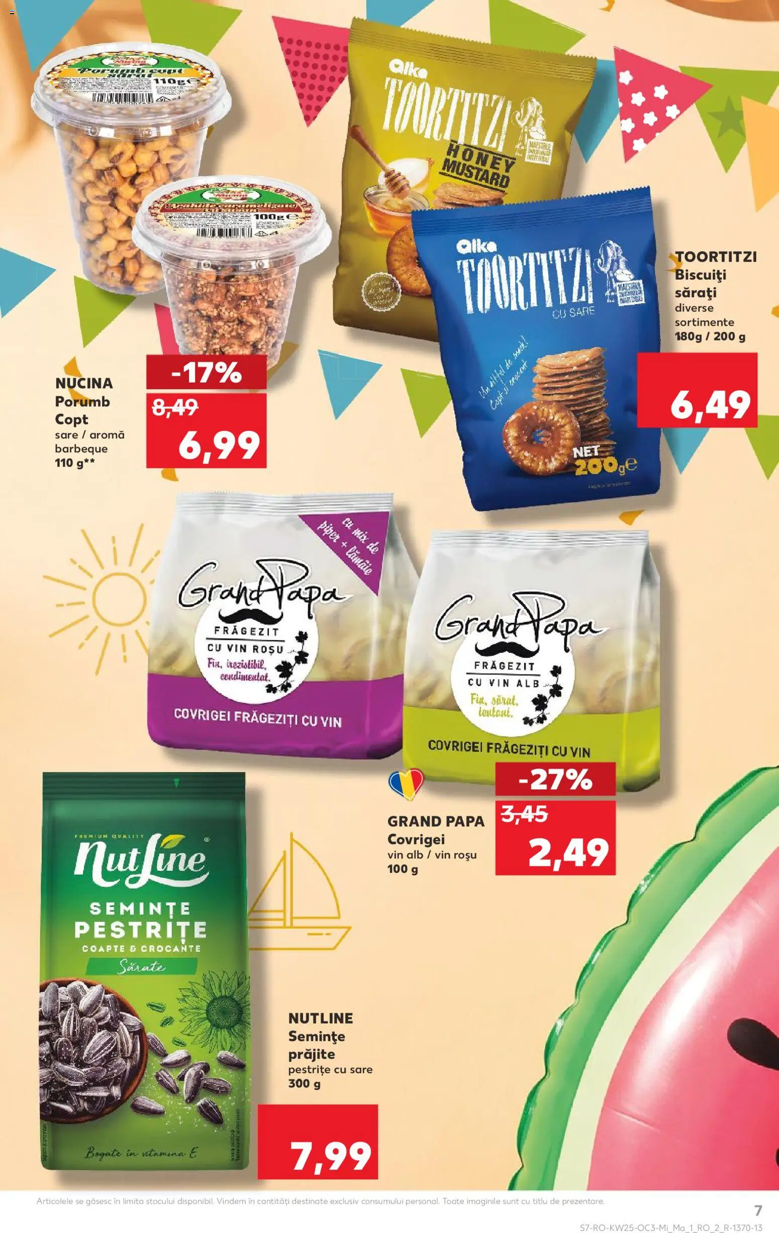 Noul catalog Kaufland – valabil de la 17.06.2026 | Pagină: 7 | Produse: Semințe, Covrigei, Porumb, Lămâie