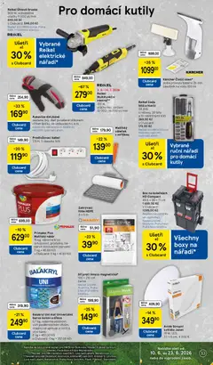 Náhled letáku Tesco leták - Hypermarket od 10.06.2026 | Strana: 33 | Produkty: Kärcher, Bruska, Kabel, Sada bitů