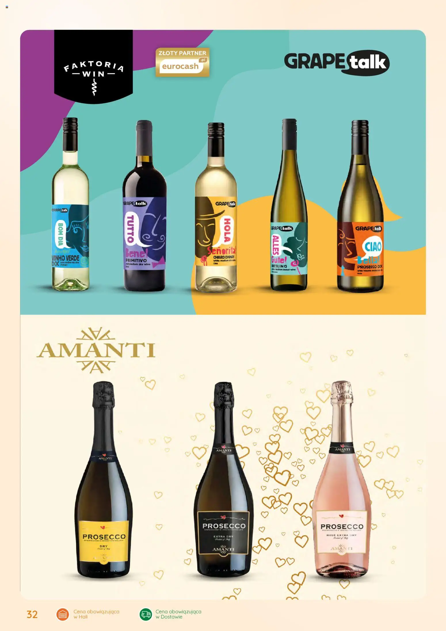 Eurocash gazetka - Oferta Handlowa od 01.06.2026 | Strona: 32 | Produkty: Riesling, Chardonnay, Prosecco