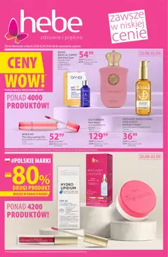 Pogląd oferty "Hebe gazetka" - ważna od 20.08.2026