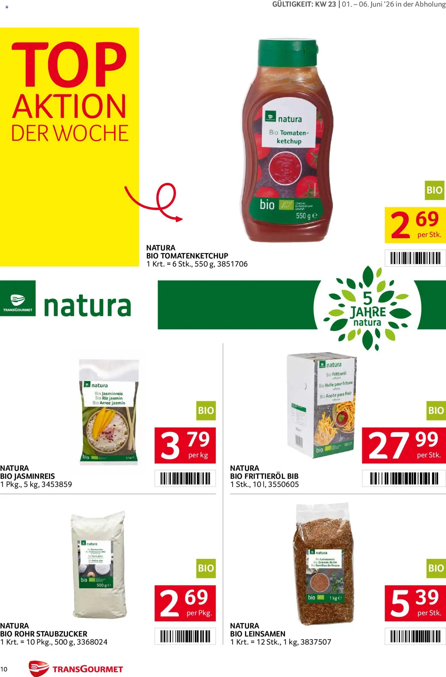 Transgourmet Flugblatt gültig ab 01.06.2026 | Seite: 10