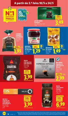 Pré-visualização DELTA Café em Grão Lote Chávena, Emb. 250 g válido de 18.05.2026 | Página: 18
