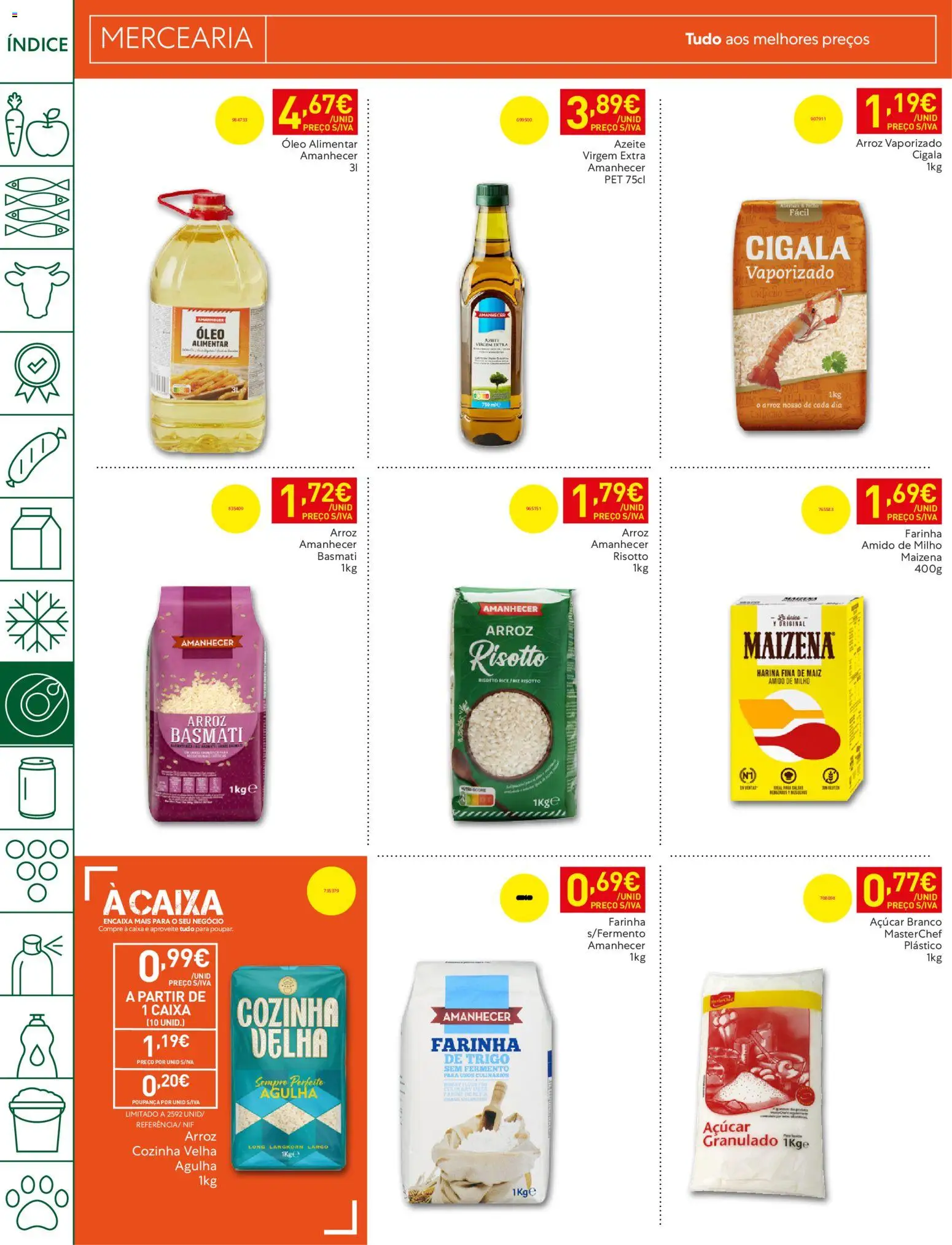 Recheio folheto Madeira │ válido de 16.06.2026 | Página: 18 | Produtos: Azeite, Farinha de trigo, Arroz, Milho