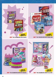 Konzum ponuda - Pregled kataloga iz trgovine Konzum, vrijedi od 17.08.2026 | Stranica: 32 | Proizvodi: Lutke, Društvene igre, Igra
