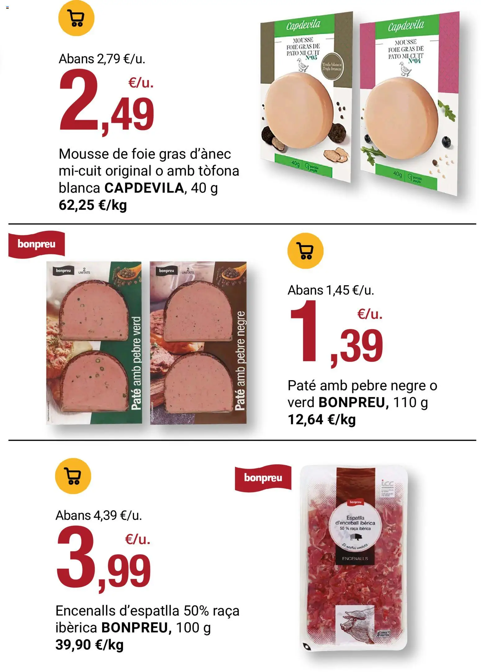 Bonpreu folleto │ válido desde el 16.06.2026 | Página: 89 | Productos: Mousse, Paté