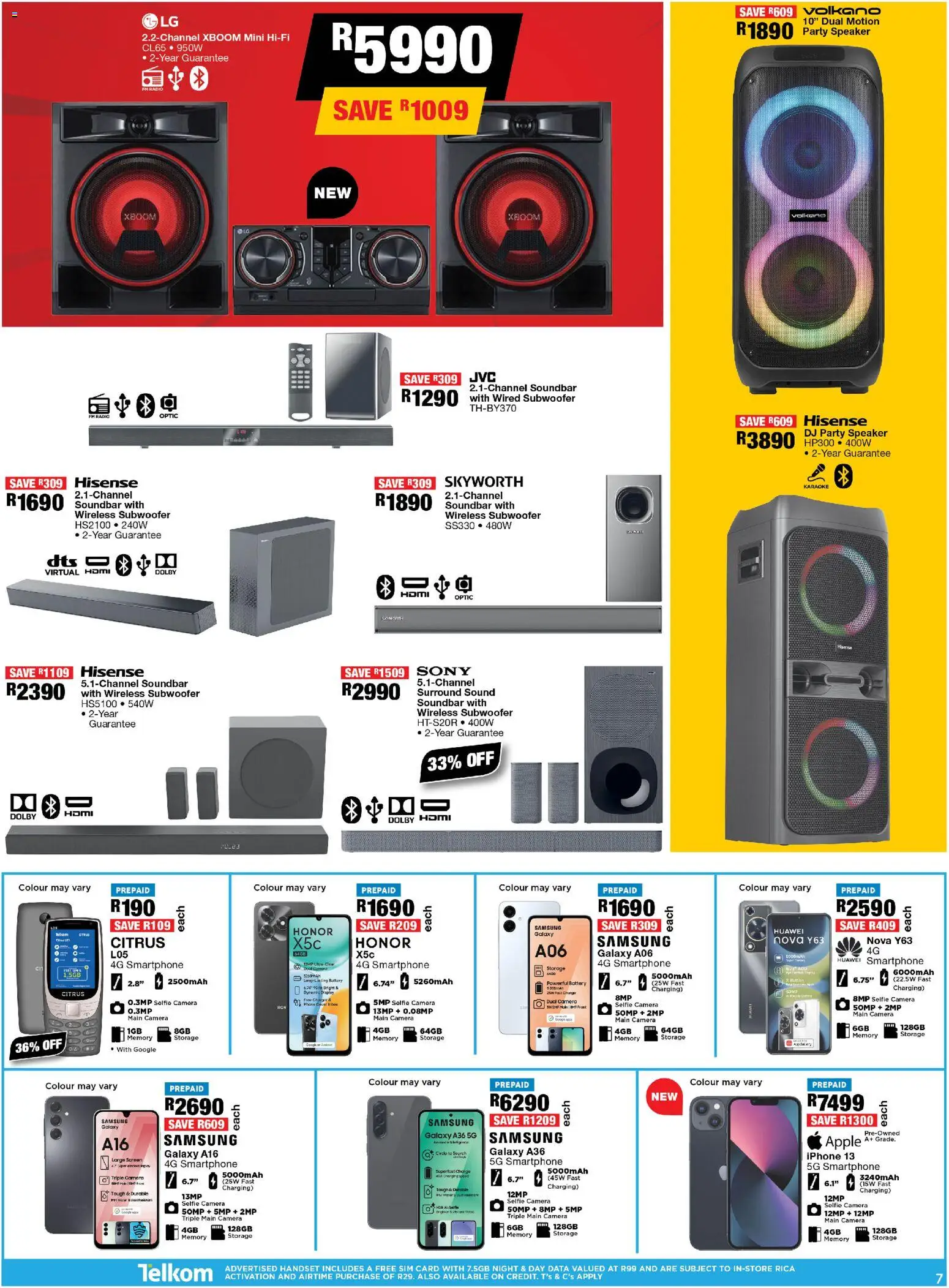 New OK Furniture catalogue – valid from 27.05.2026 | Page: 7 | Products: Phone, Camera, Speaker, Charger