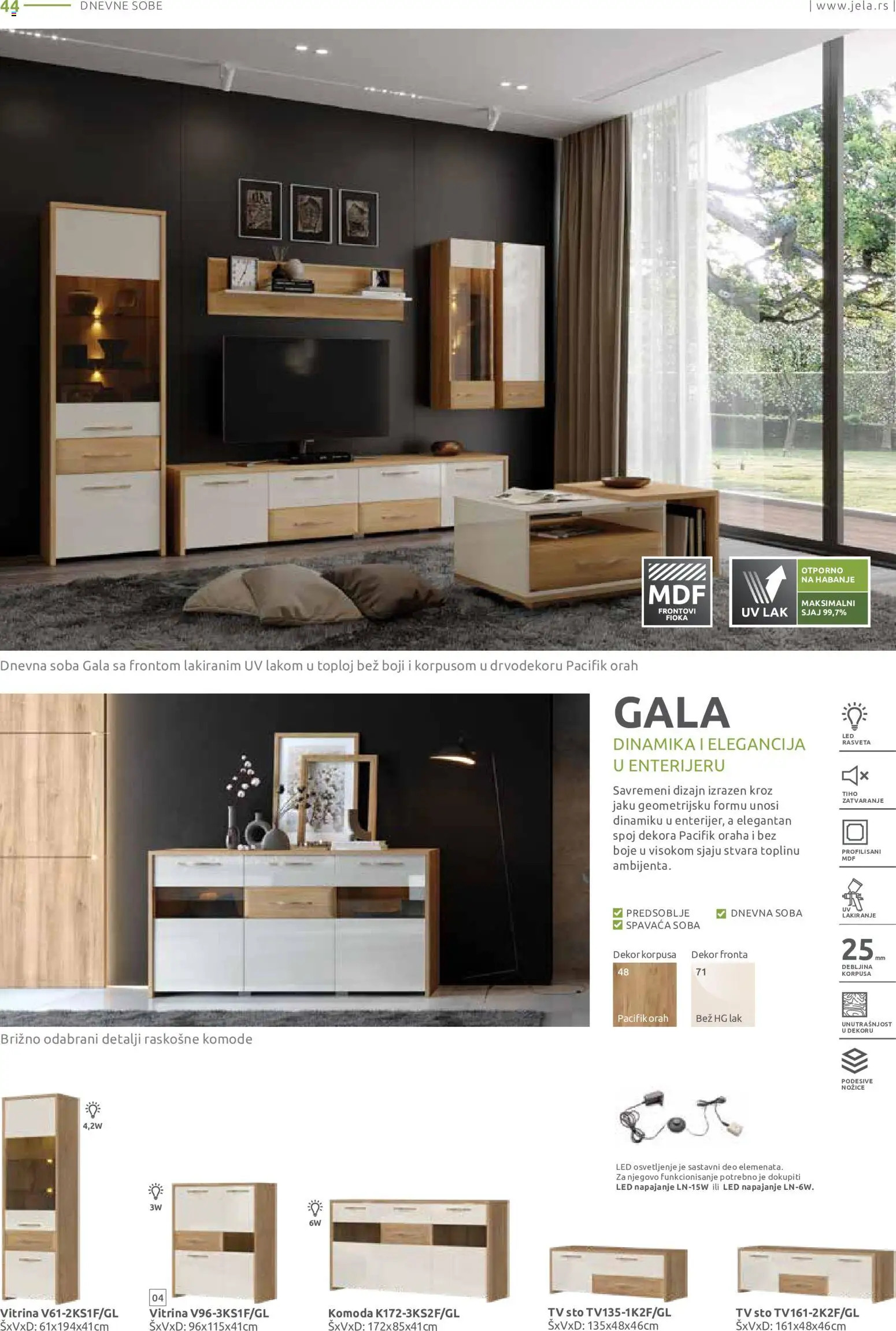 Jela katalog - važi od 09.07.2026 | Strana: 44 | Proizvode: Osvetljenje, Komoda, Led, Orah