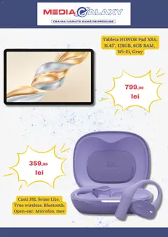 Ofertele Media Galaxy valabile de la 10.09.2026 | Pagină: 2 | Produse: Tabletă, Căști