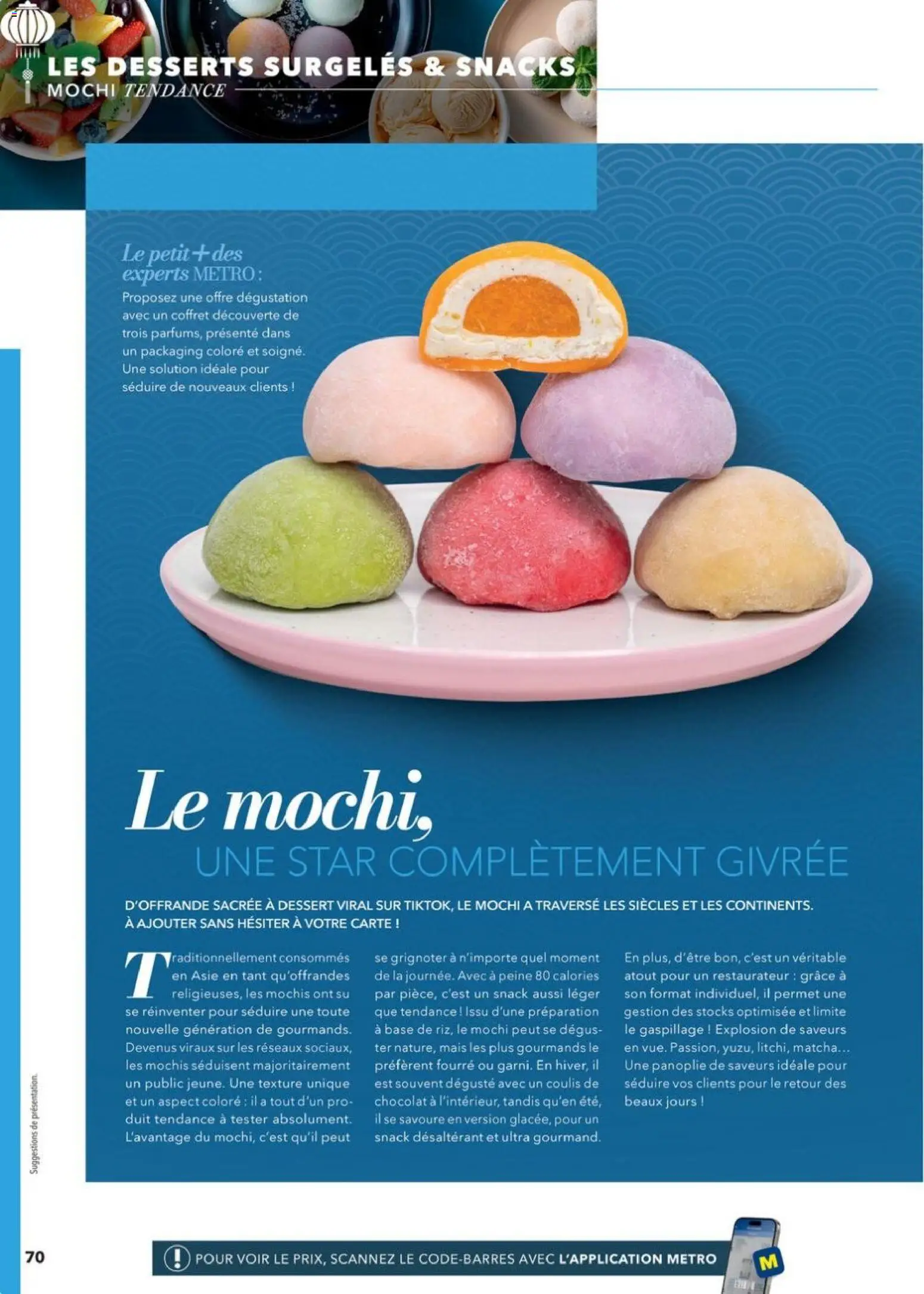 {H1} | Page: 70 | Produits: Base, Mais, Mochis, Chocolat