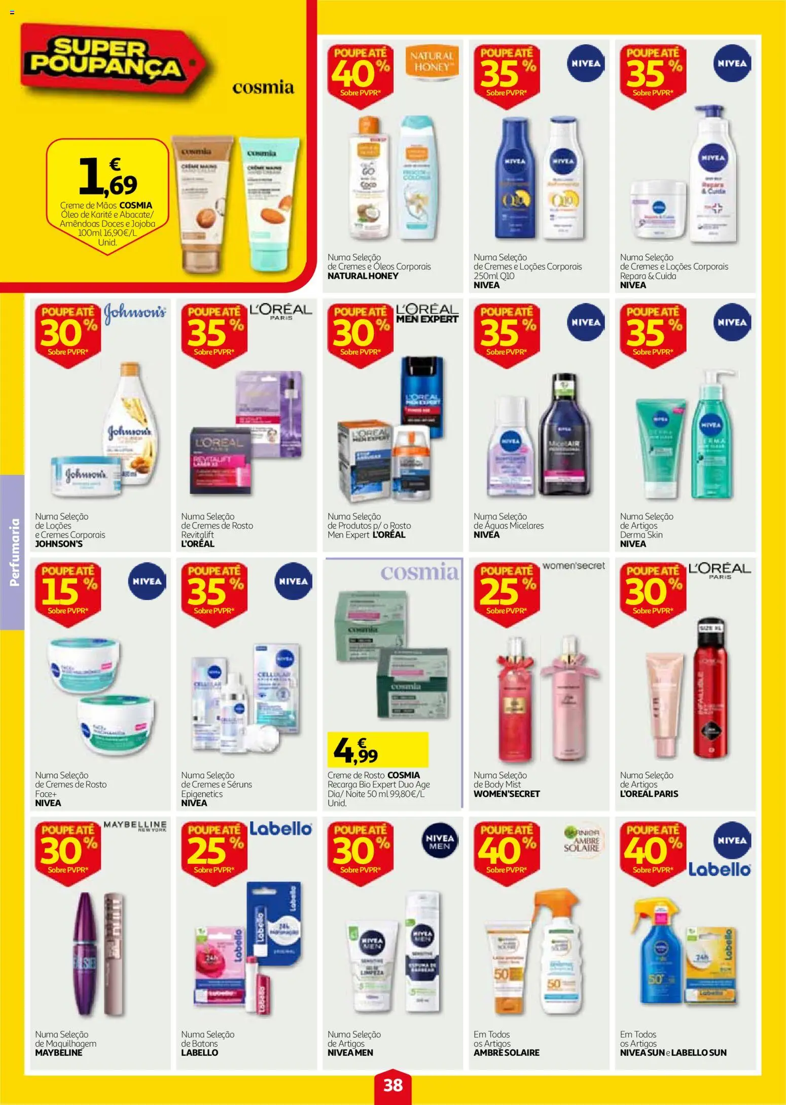Auchan folheto │ válido de 24/09/2026 | Página: 38 | Produtos: Amêndoas, Maquilhagem, Óleo, Doces
