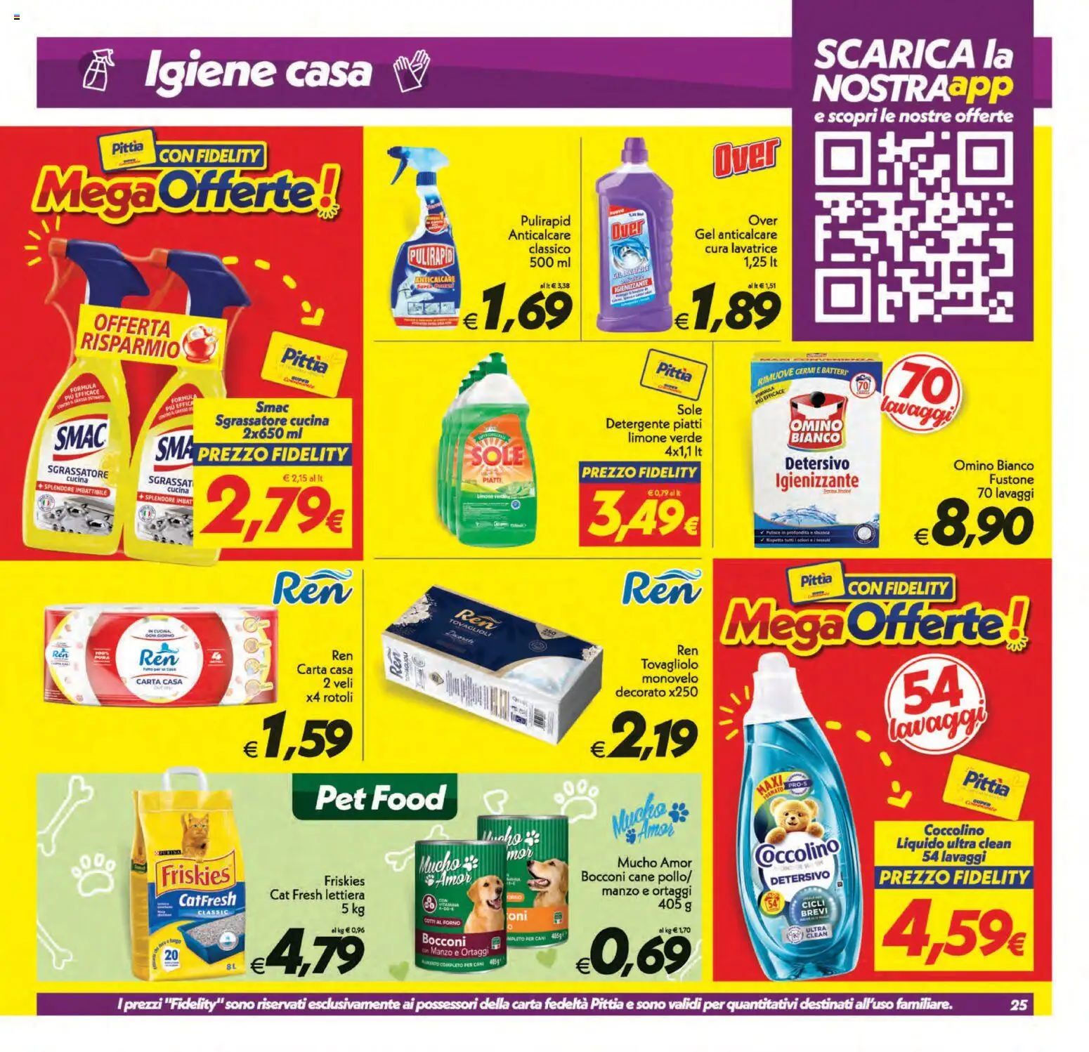 Volantino SuperConveniente del 01/09/2026 | Pagina: 25 | Prodotti: Manzo, Anticalcare, Sgrassatore, Forno
