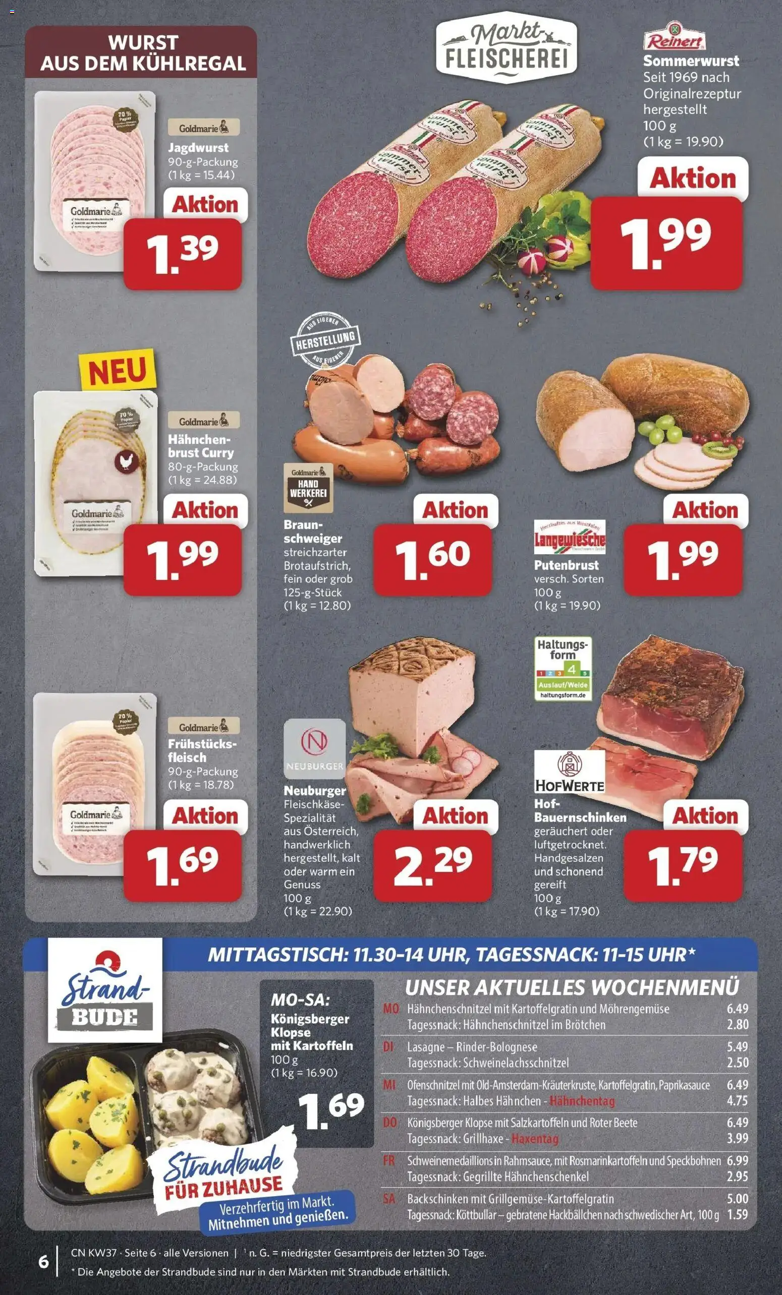 Combi Prospekt Twistringen – gültig ab 07.09.2026 | Seite: 6 | Produkte: Hahnchen, Hahnchenschenkel, Lasagne, Fleisch