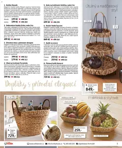 Náhled letáku Velký Košík katalog květen 2026 od 01.05.2026 | Strana: 5 | Produkty: Ovoce, Sladkosti, Etažér, Dekorace