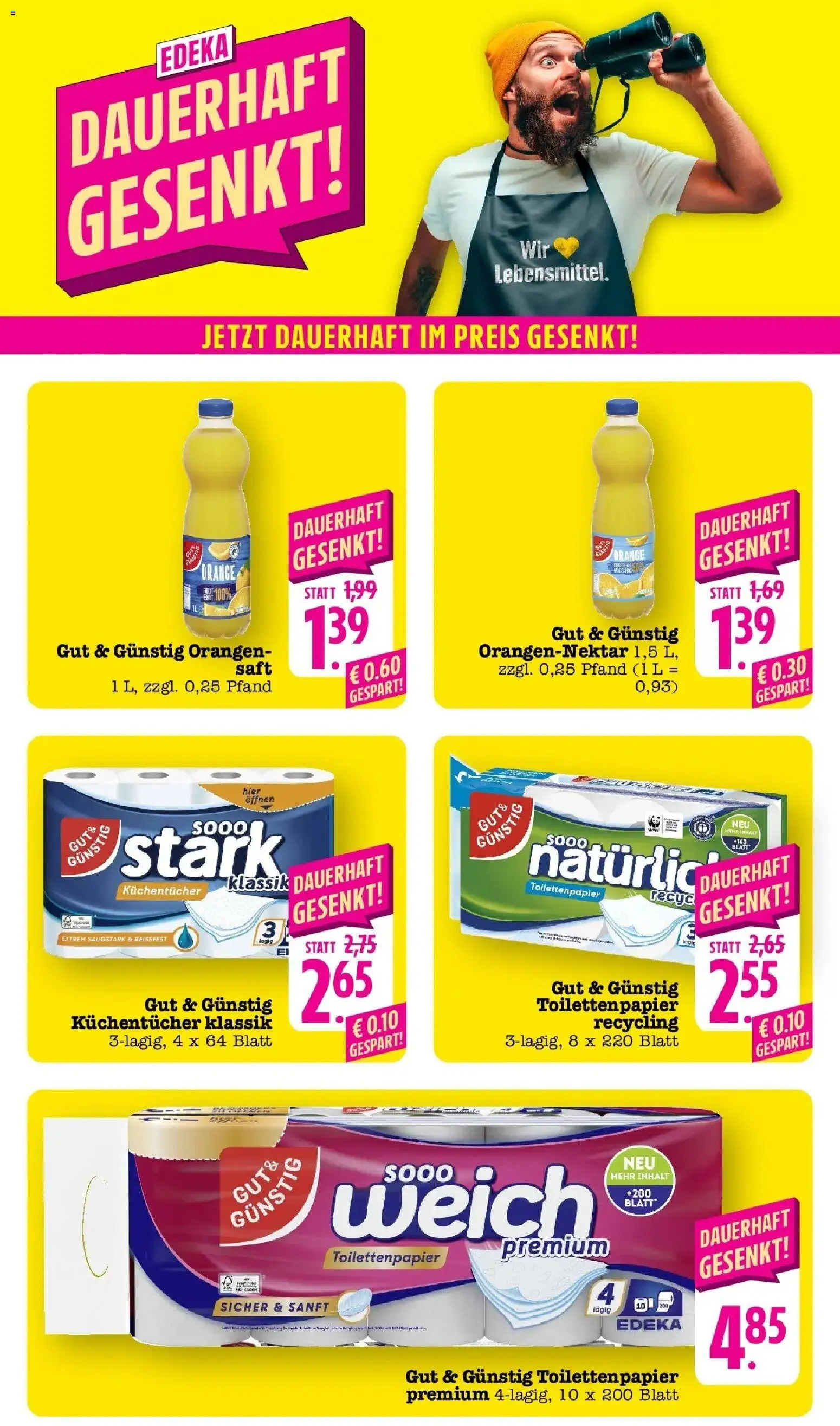 Edeka Prospekt Frankfurt Am Main (ab 31.08.2026) » Angebote Online | Seite: 68 | Produkte: Orangen, Saft, Toilettenpapier