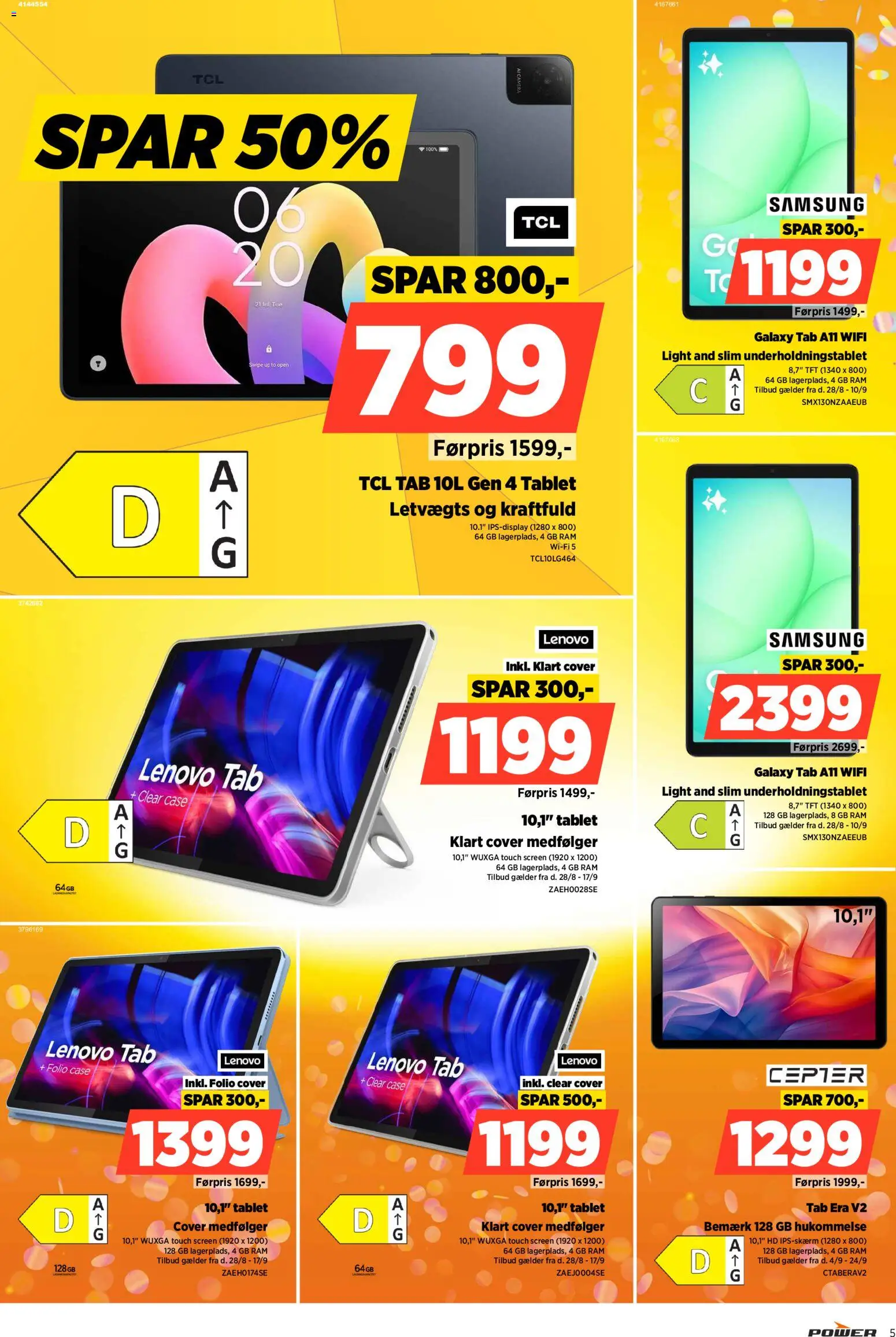 Power tilbudsavis – gyldig fra 04/09/2026 | Side: 5 | Produkter: RAM, Case, Tablet