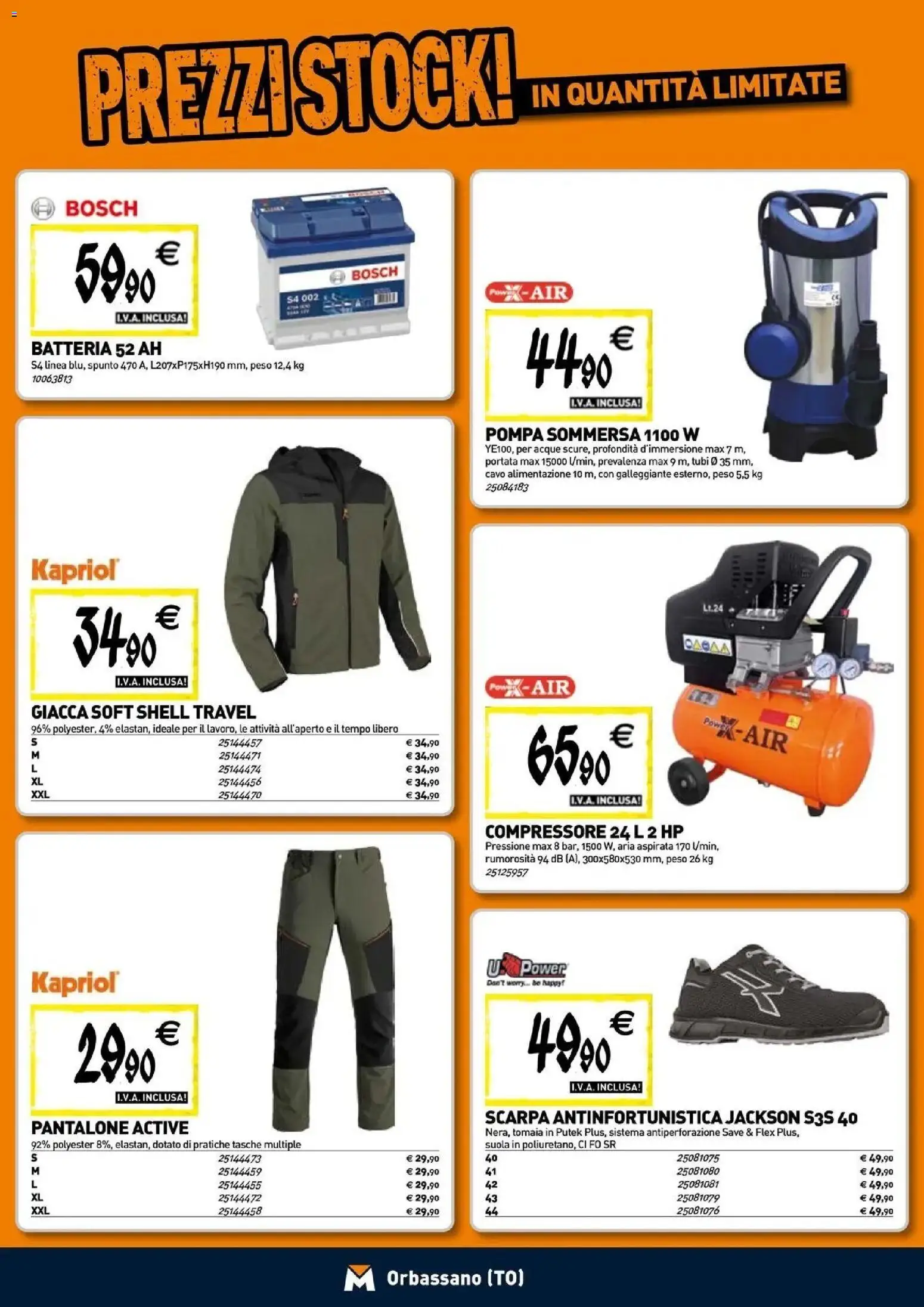 Nuovo TECNOMAT catalogo Orbassano dal 24/09/2026 > offerte anteprima 🛍️ | Pagina: 21 | Prodotti: Compressore, Cavo, Tubi, Batteria