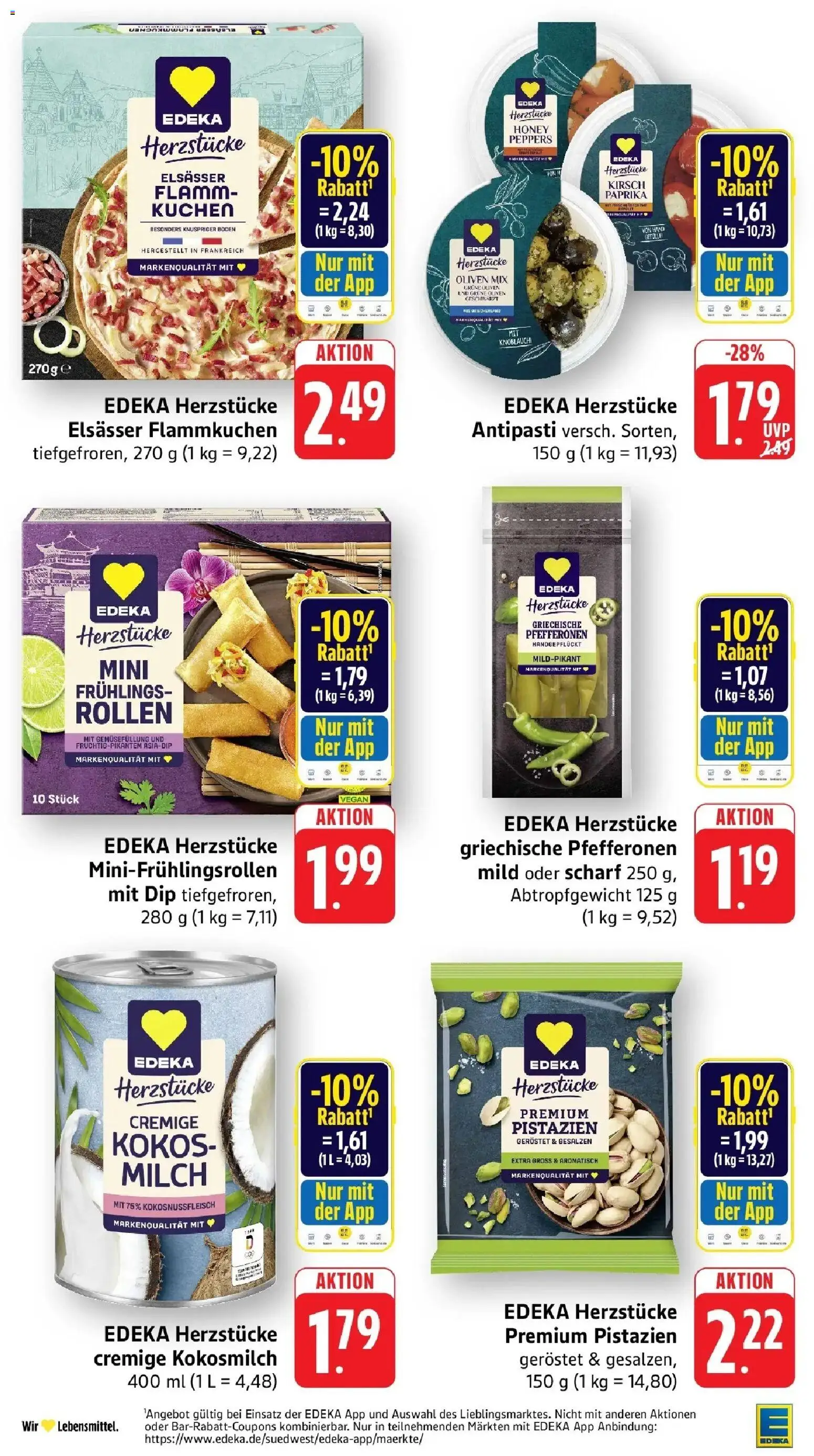 Edeka prospekt Heppenheim – gültig ab 13.07.2026 | Seite: 13 | Produkte: Milch, Pistazien, Paprika, Kuchen