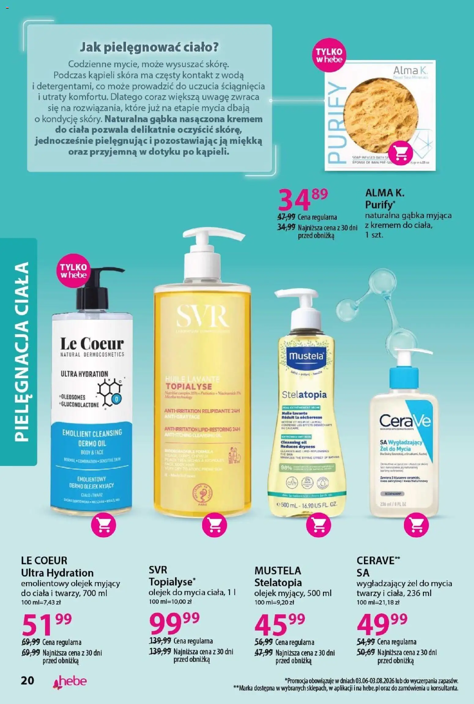 Hebe gazetka - Katalog od 19.06.2026 | Strona: 20