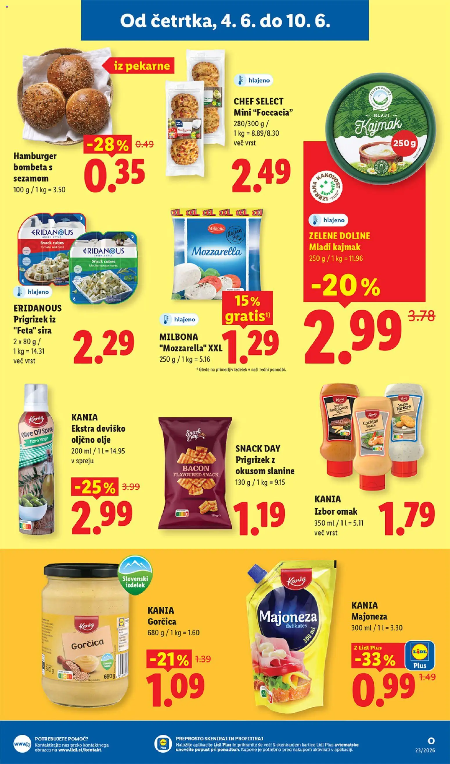 Novi Lidl katalog ponudbe – veljaven od 04.06.2026 | Stran: 11 | Izdelki: Oljčno olje, Olive, Olje, Majoneza