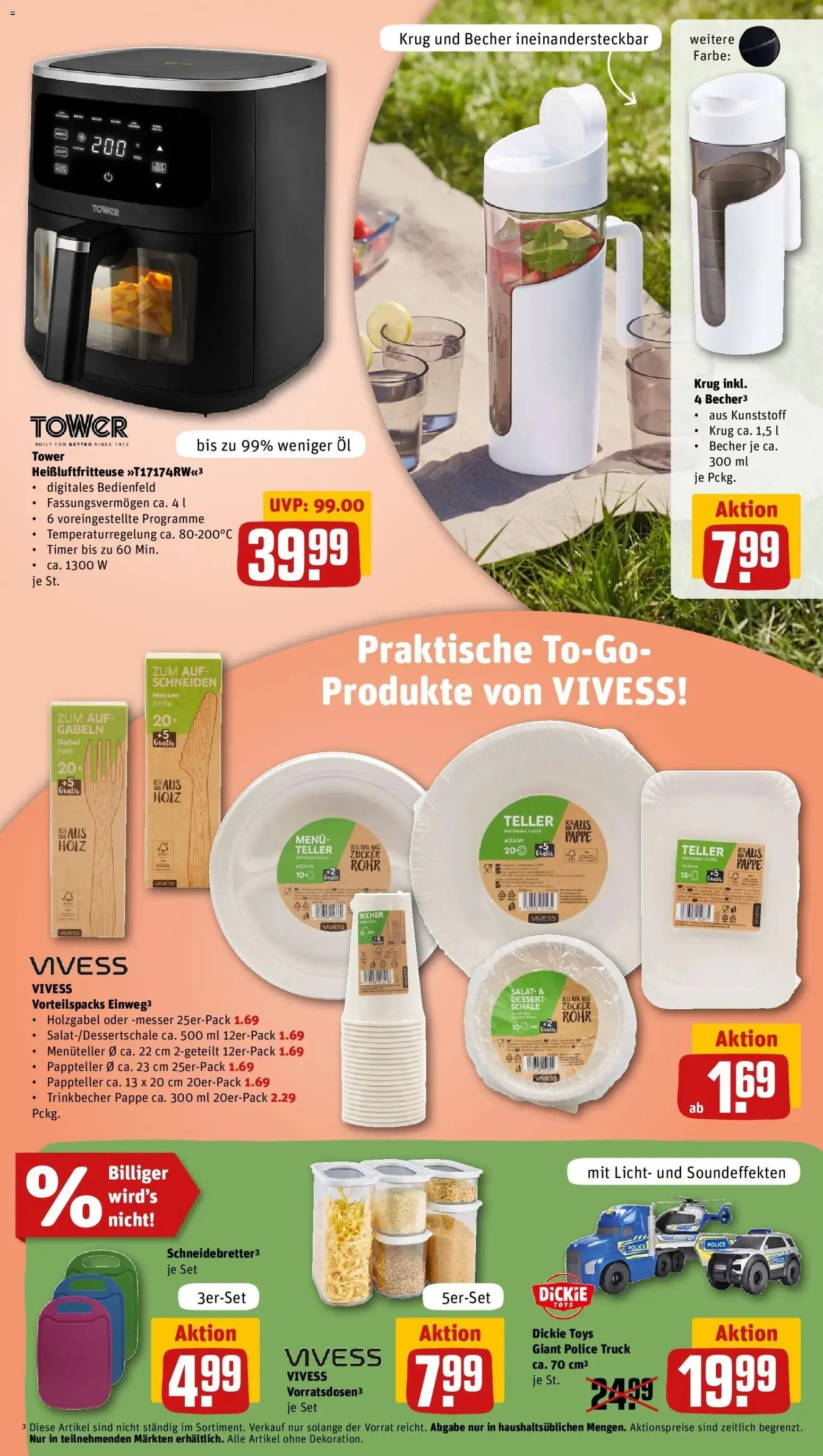 Rewe Prospekt Lauenförde – gültig ab 13.07.2026 | Seite: 25 | Produkte: Öl, Zucker, Heißluftfritteuse, Salat