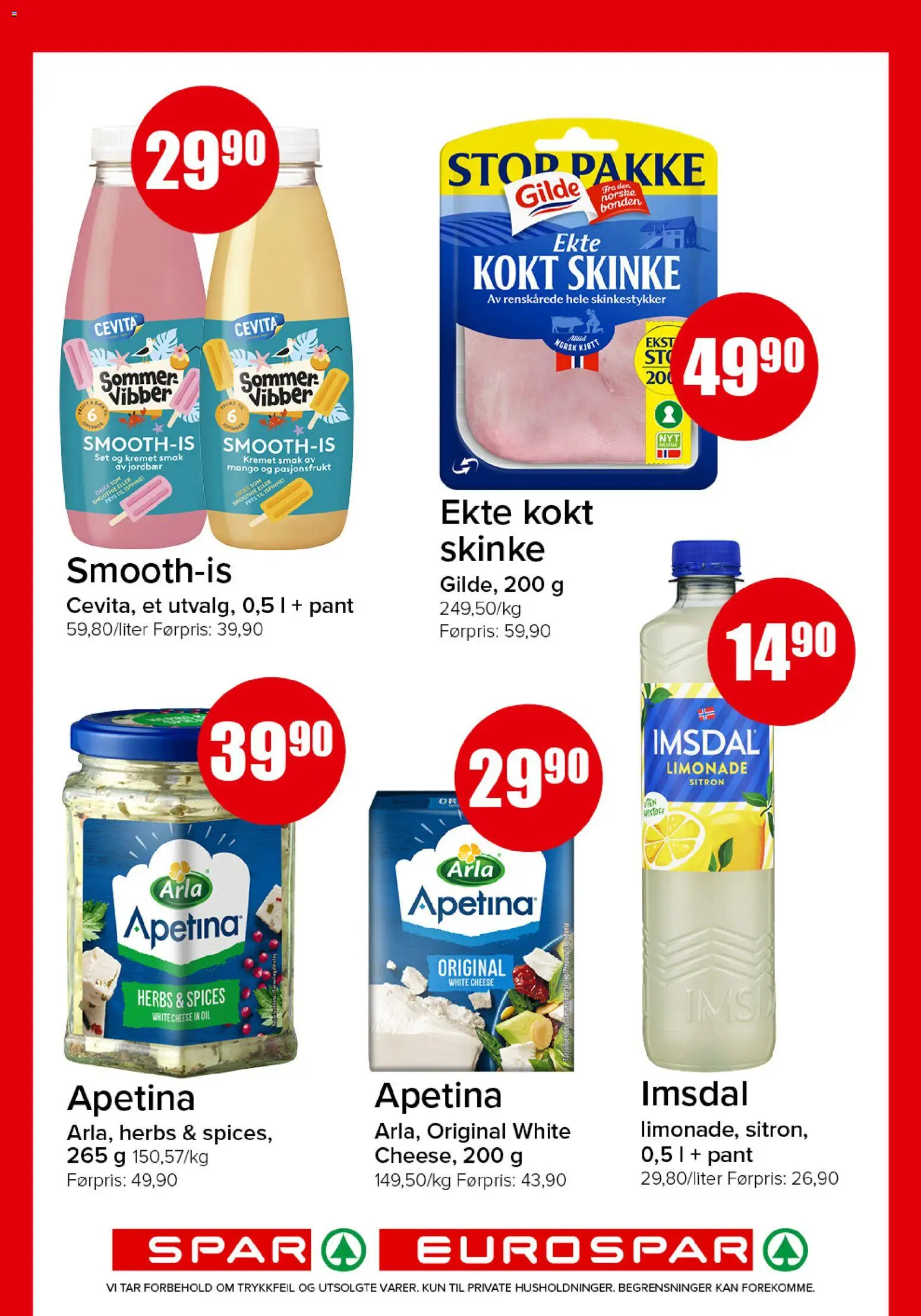 {H1} | Side: 10 | Produkter: Skinke, Jordbær, Sitron, Mango