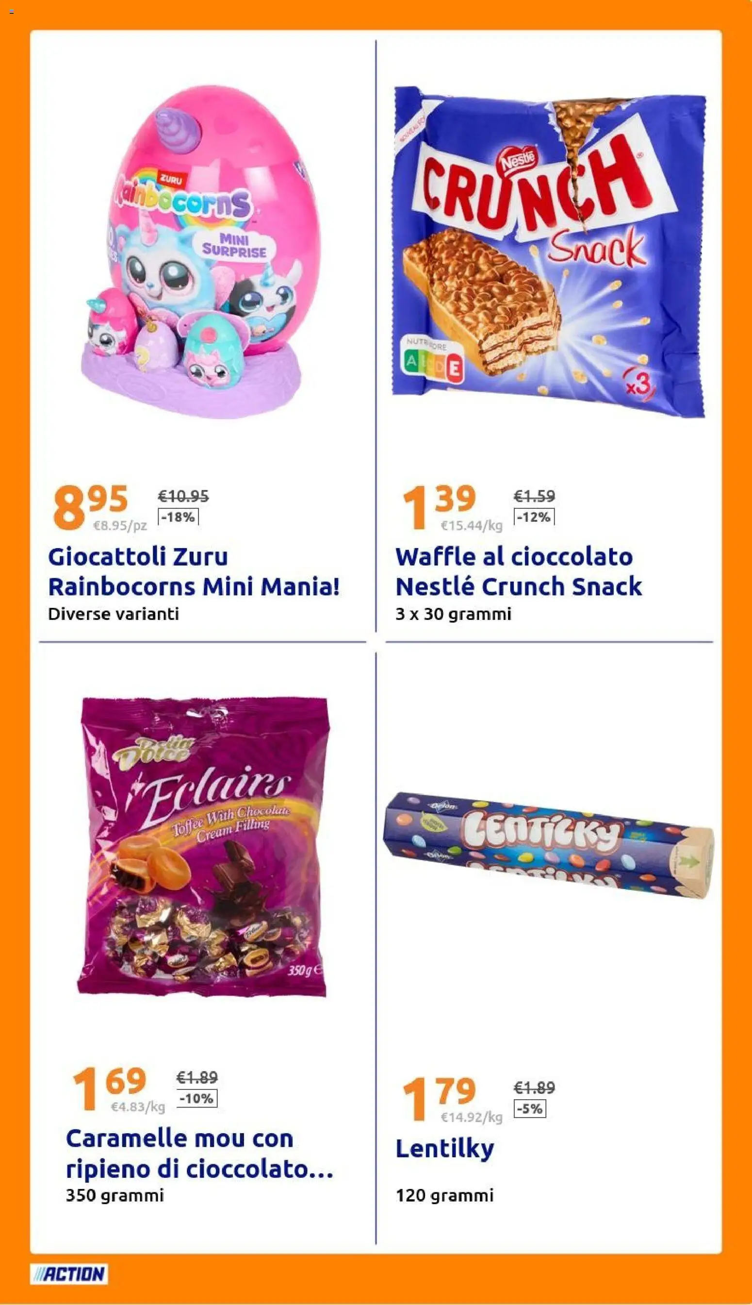 Volantino Action del 21/10/2026 | Pagina: 29 | Prodotti: Cioccolato, Giocattoli, Caramelle
