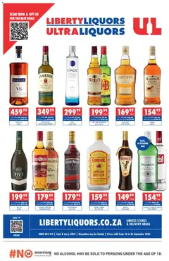 Ultra Liquors specials catalogue – valid from 16/09/2026