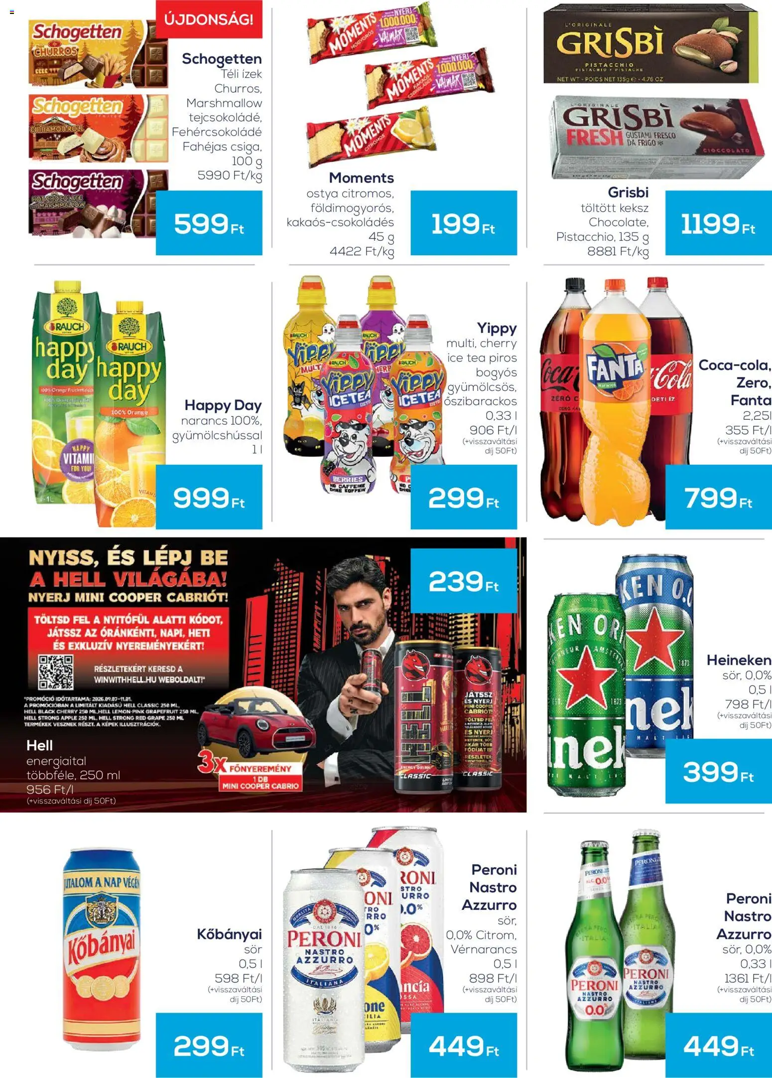 G'Roby akciós ujság - amely érvényes a következő dátumtól: 2026.10.01. | Oldal: 3 | Termékek: Ostya, Fanta, Schogetten, Tea