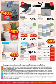 Plodine Katalog - Pregled kataloga iz trgovine Plodine, vrijedi od 10.06.2026 | Stranica: 42