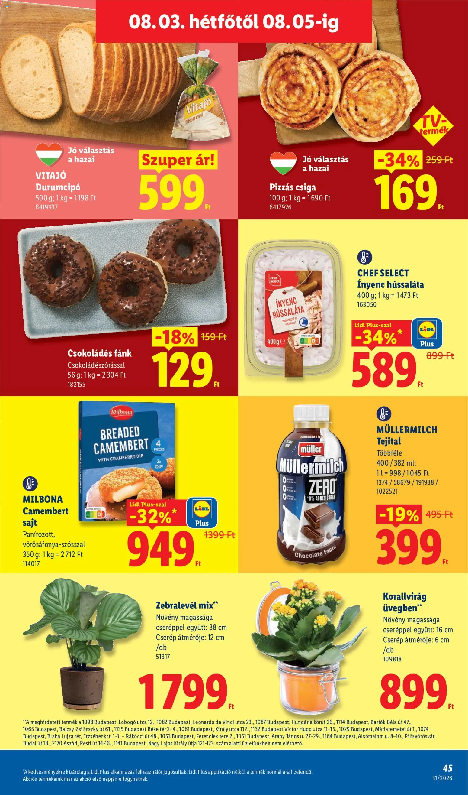 Lidl akciós ujság - amely érvényes a következő dátumtól: 2026.07.30. | Oldal: 45