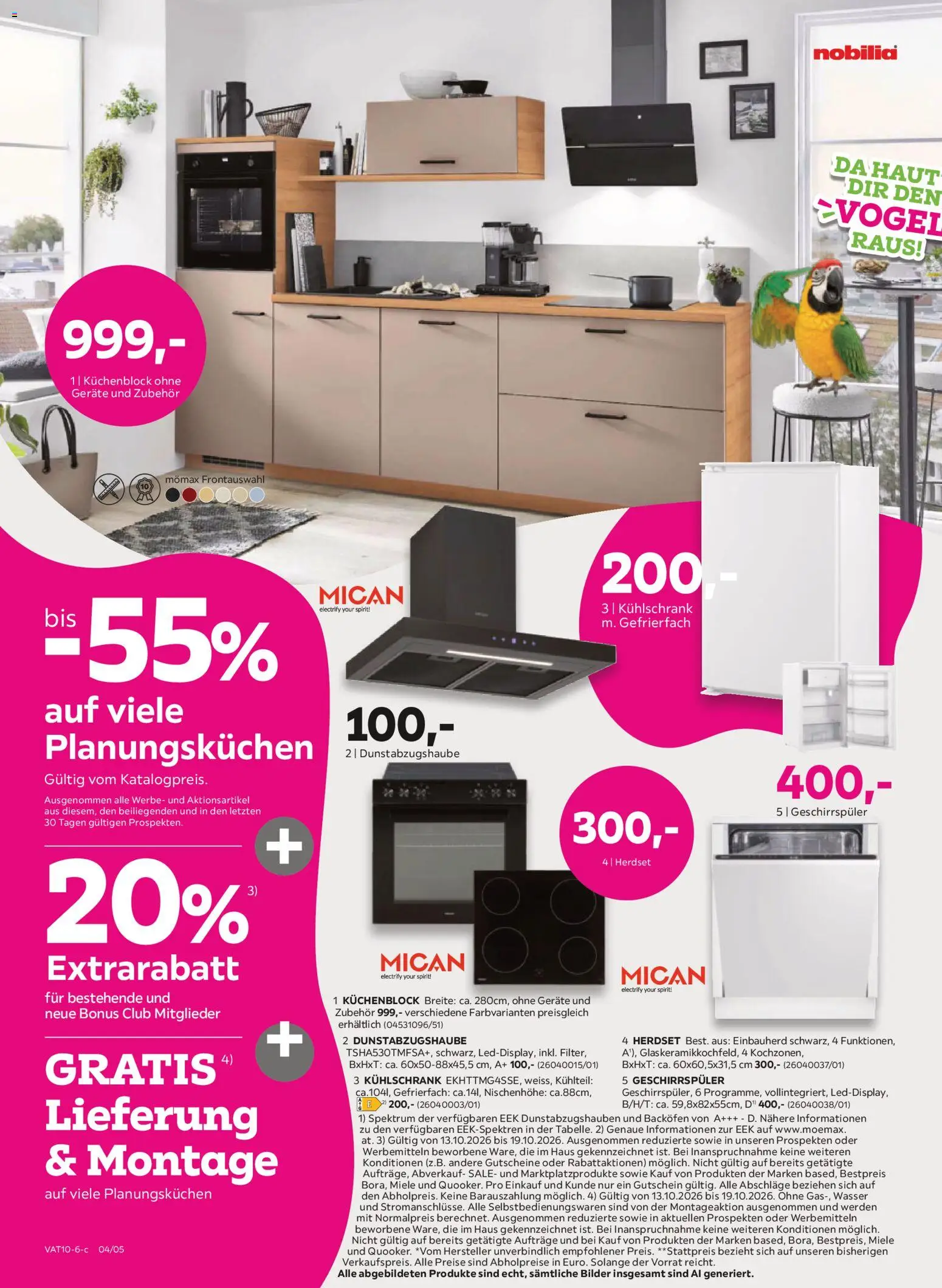 Mömax Prospekt aktuell gültig ab 13.10.2026 | Seite: 4 | Produkte: Wasser, Kühlschrank, Geschirrspüler