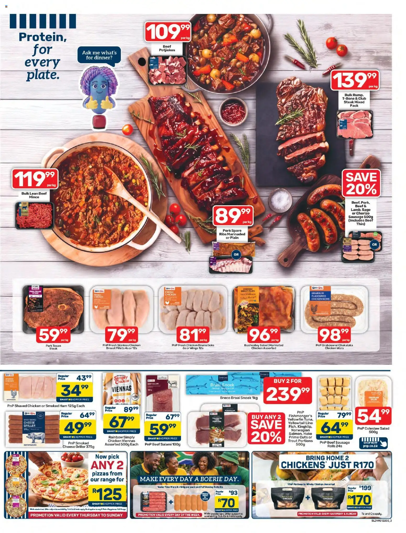 New Pick n Pay catalogue – valid from 05/10/2026 | Page: 3 | Products: Cheese, Trout, Marinade, Griller