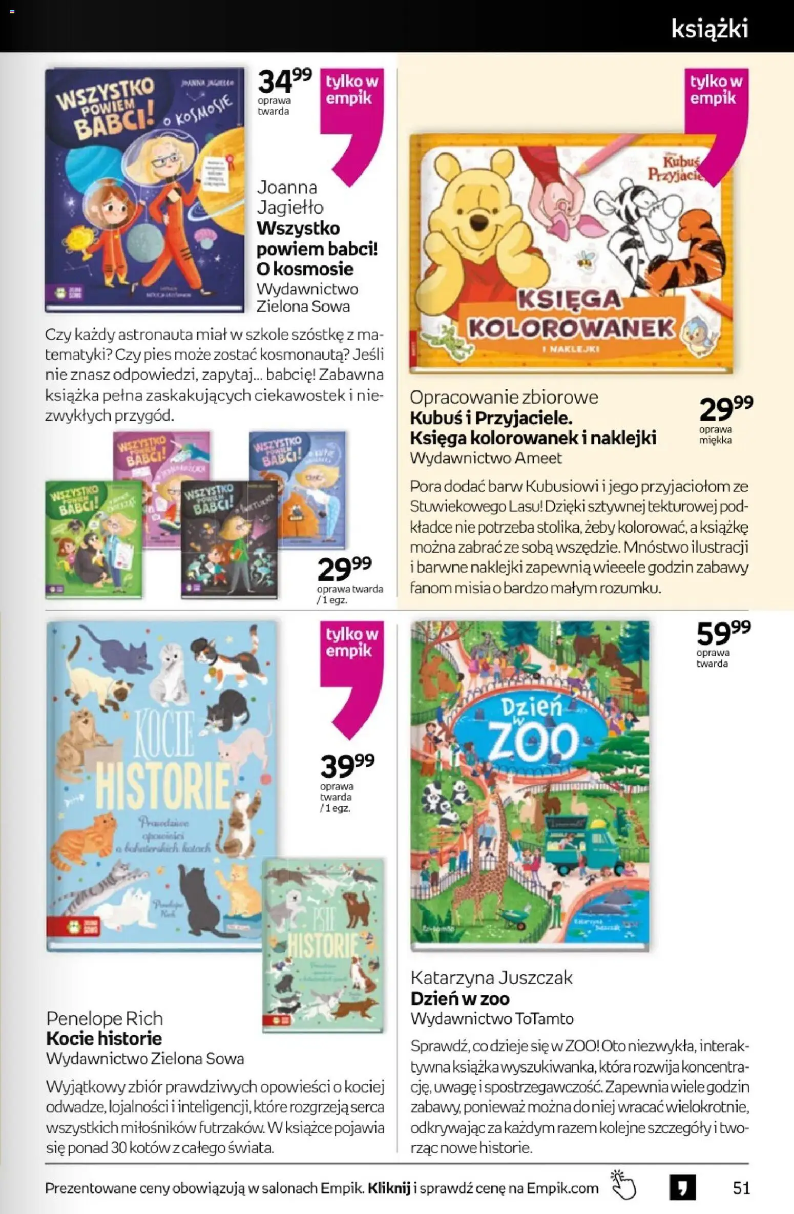Empik promocje - Tom kultury Książki od 03.06.2026 | Strona: 51 | Produkty: Książki, Naklejki