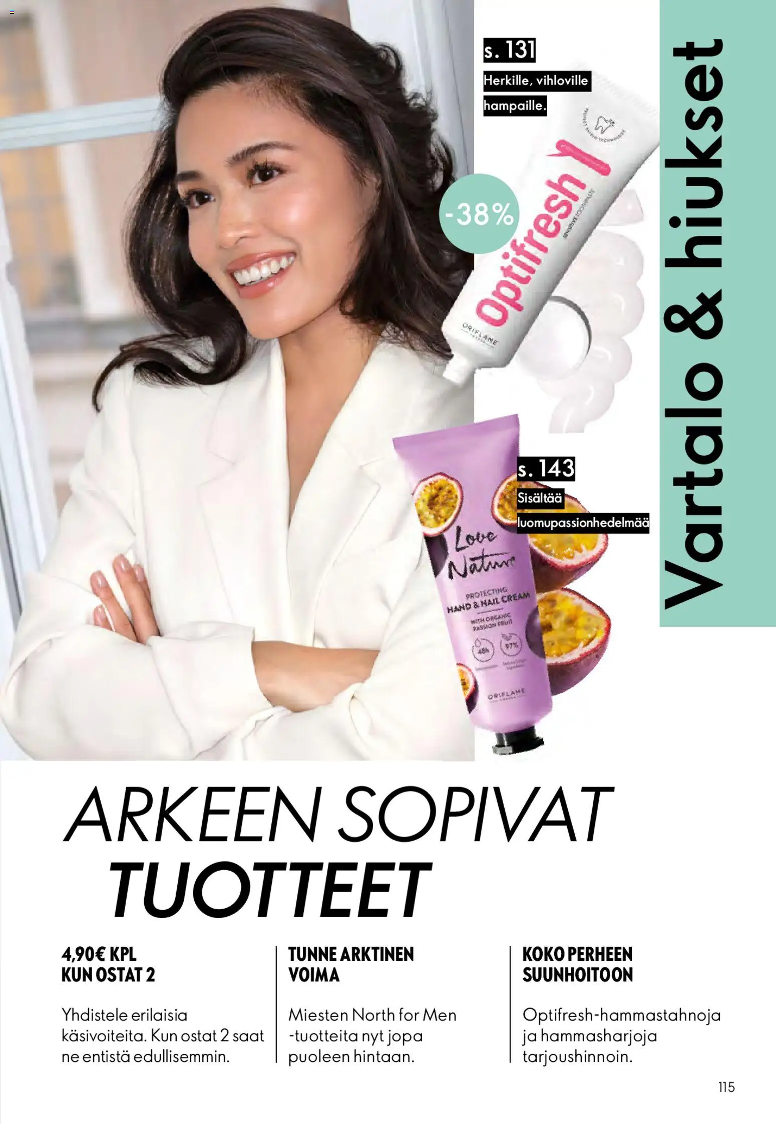 Oriflame tarjoukset – voimassa 26/08/2026 alkaen | Sivu: 115