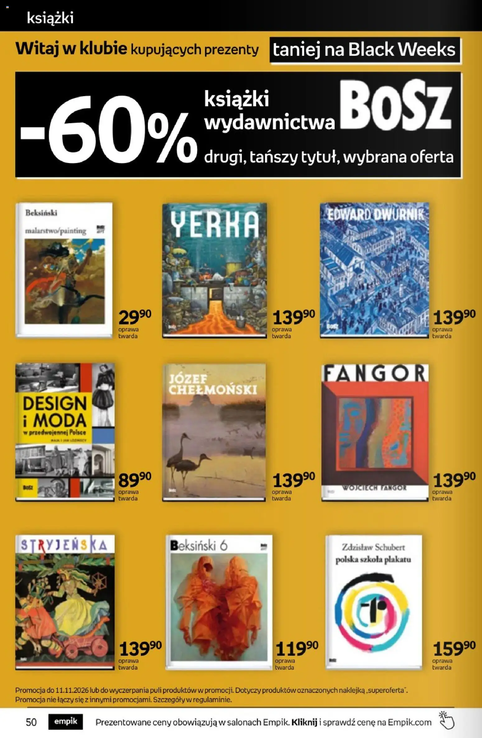 Empik Black Weeks od 28.10.2026 | Strona: 50 | Produkty: Książki