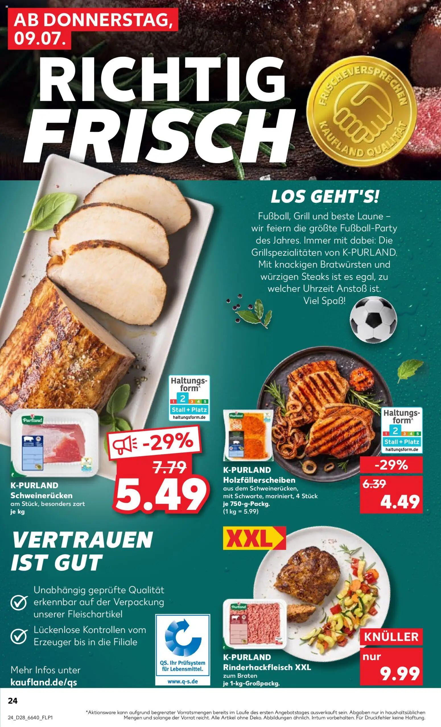 Kaufland Německo leták od 09.07.2026 | Strana: 24 | Produkty: Forma