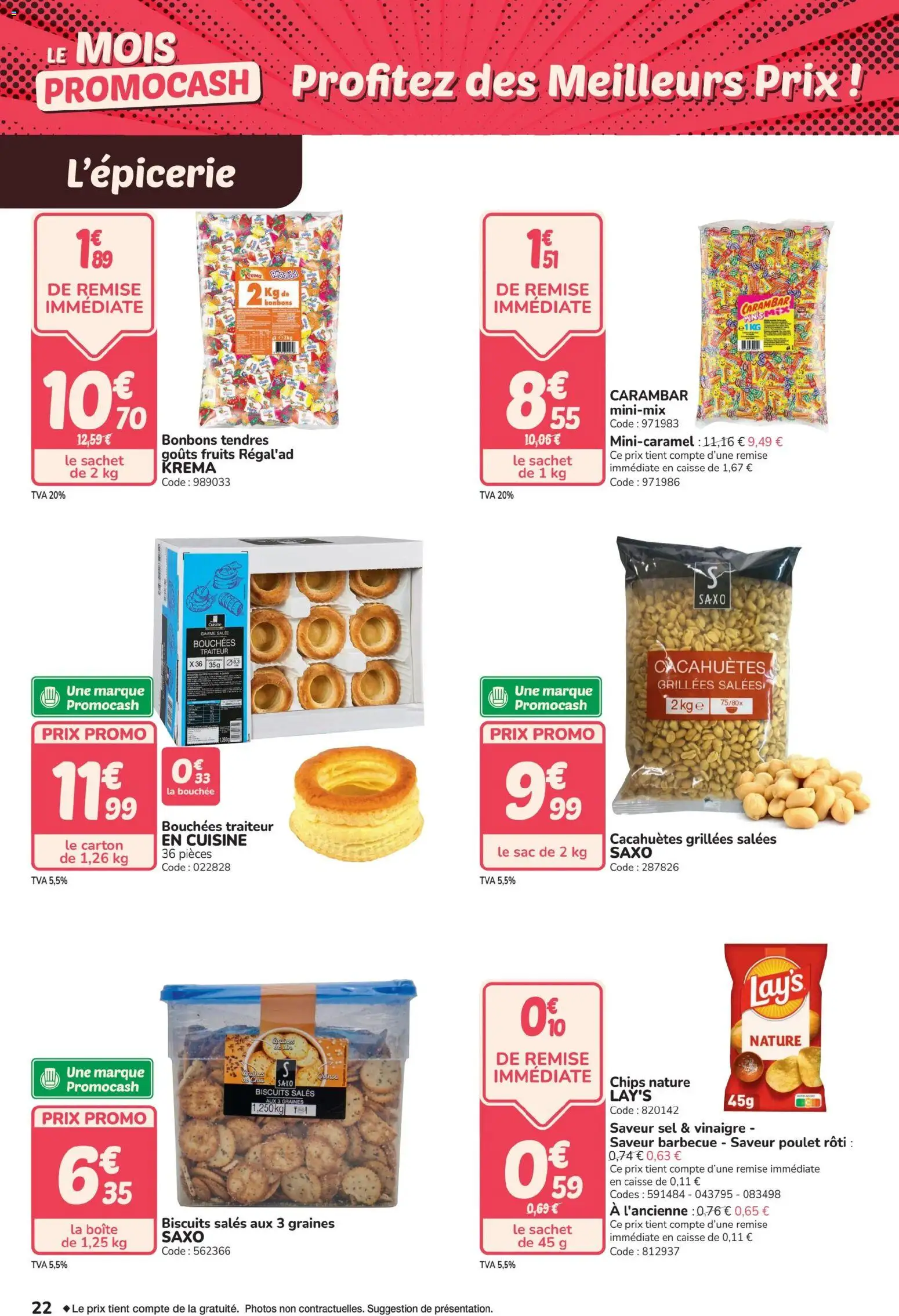{H1} | Page: 22 | Produits: Sac, Barbecue, Bonbons, Biscuits