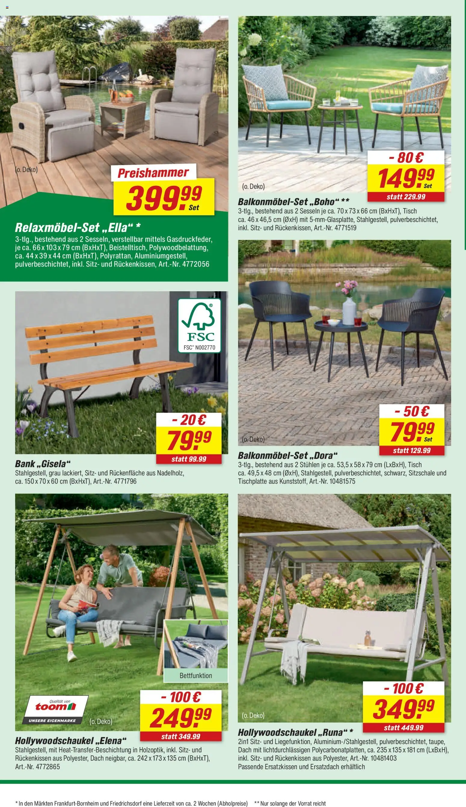 Toom Baumarkt Prospekt – gültig ab 23.05.2026 | Seite: 12 | Produkte: Tisch