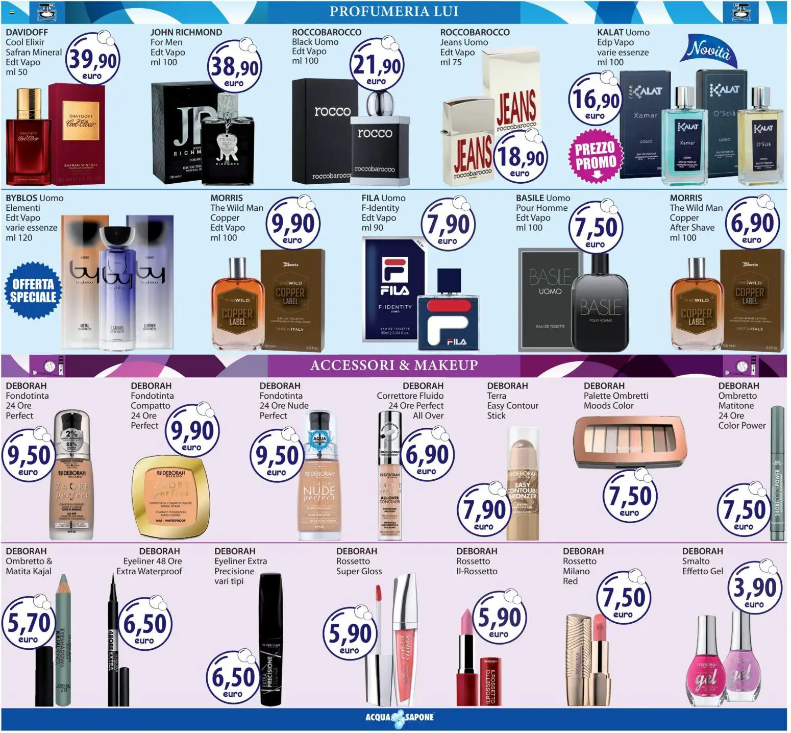 Volantino Acqua e Sapone del 24/09/2026 | Pagina: 3 | Prodotti: Ombretto, Eyeliner, Jeans, Correttore