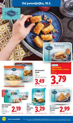 1001 DELIGHTS Tortilje, 1.2 kg 1 kg = 2.91 Classic ili sa sjemenkama - Pregled kataloga iz trgovine Lidl, vrijedi od 18.05.2026 | Stranica: 12
