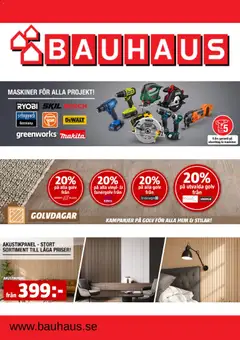 Bauhaus erbjudanden - Förhandsvisning av reklamblad från butik Bauhaus aktuell från 12/10/2026