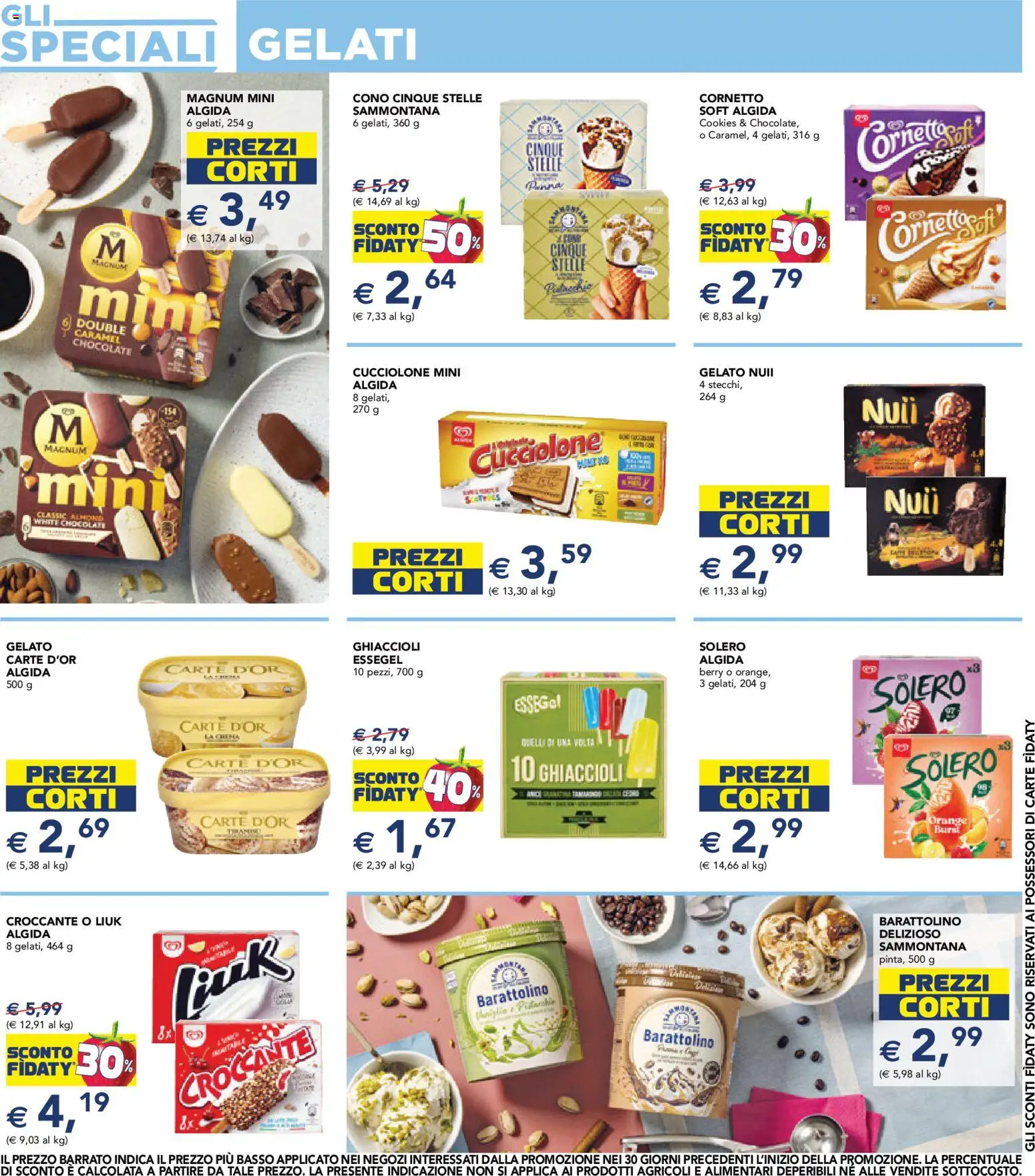 Volantino Esselunga S del 02/07/2026 | Pagina: 2 | Prodotti: Ghiaccioli, Cornetto, Gelato