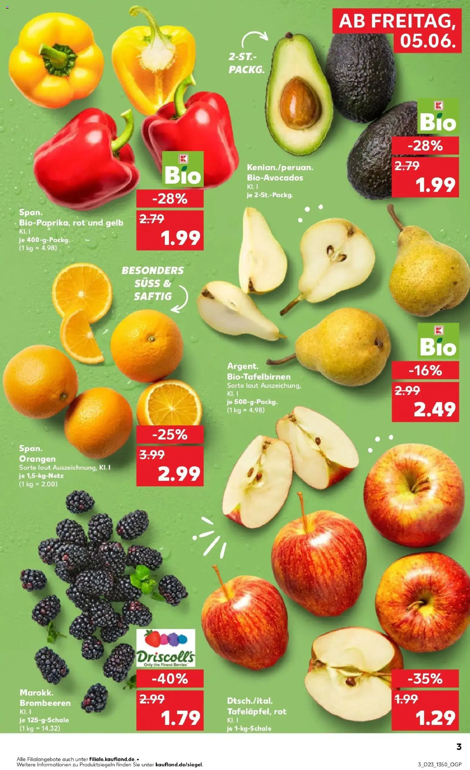 Kaufland Prospekt Arnsberg – gültig ab 01.06.2026 | Seite: 10 | Produkte: Orangen, Apple, Avocado